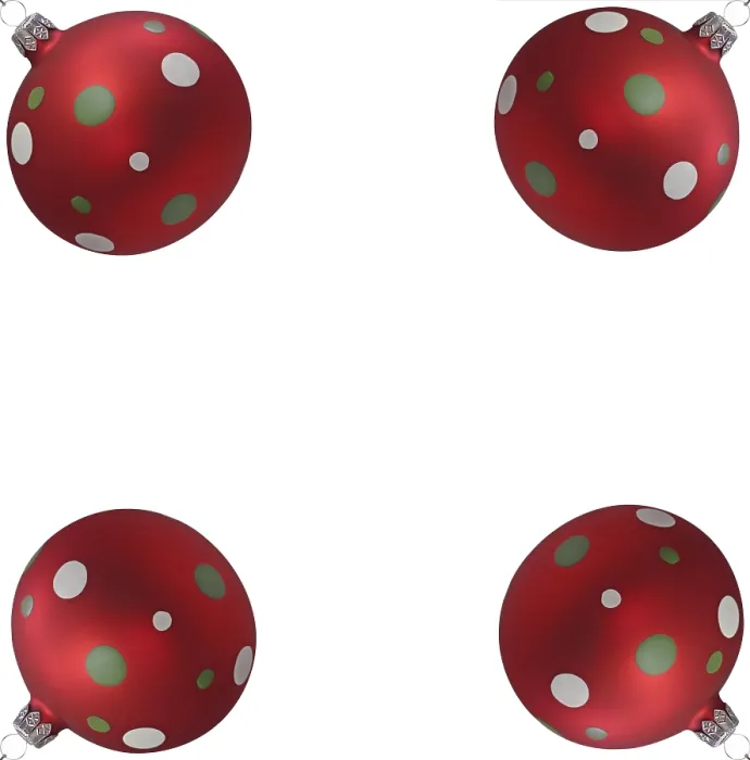 Gerahmter Druck : Plump Weihnachtsdekorationen Gerahmter Druck : Plump Weihnachtsdekorationen
