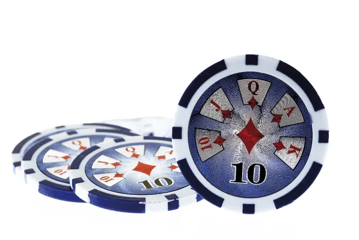 Gerahmter Druck : Pokerchips Gerahmter Druck : Pokerchips