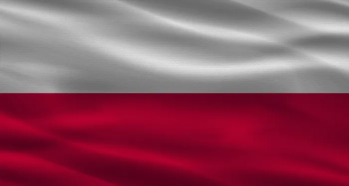 Gerahmter Druck : Polnisches Flaggenhintergrund mit Textur, Detailansicht einer wehenden polnischen Flagge Gerahmter Druck : Polnisches Flaggenhintergrund mit Textur, Detailansicht einer wehenden polnischen Flagge