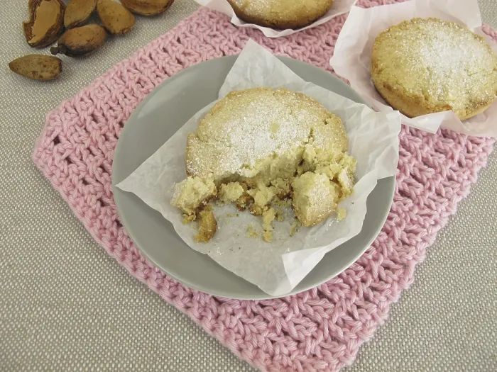 Gerahmter Druck : Polvoron mit Mandelmehl Gerahmter Druck : Polvoron mit Mandelmehl