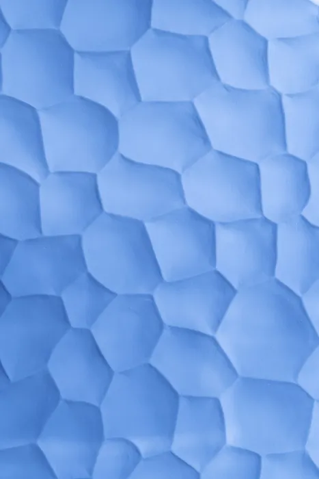 Gerahmter Druck : Polygone blauer Mosaik-Hintergrund Gerahmter Druck : Polygone blauer Mosaik-Hintergrund