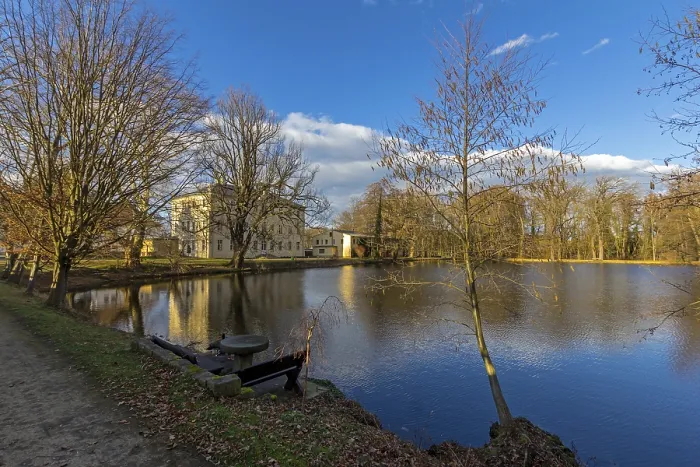 Gerahmter Druck : Pond