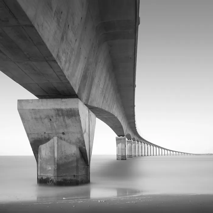Gerahmter Druck : Brücke der Insel Ré Gerahmter Druck : Brücke der Insel Ré
