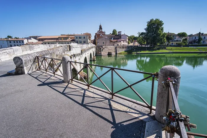 Gerahmter Druck : Brücke von Augustus, Rimini, Emilia-Romagna Gerahmter Druck : Brücke von Augustus, Rimini, Emilia-Romagna