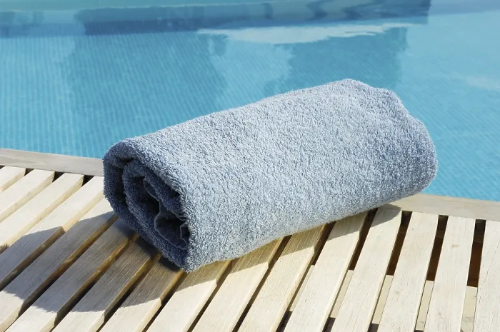 Gerahmter Druck : Badehandtuch