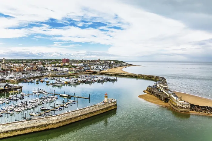 Gerahmter Druck : Hafen von Ramsgate aus einem Drohnen, Ramsgate. Gerahmter Druck : Hafen von Ramsgate aus einem Drohnen, Ramsgate.