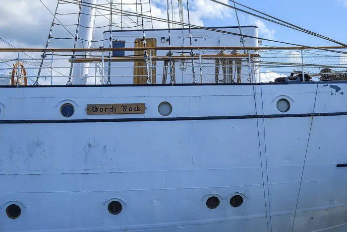 Gerahmter Druck : Gorch Fock in Stralsund Gerahmter Druck : Gorch Fock in Stralsund
