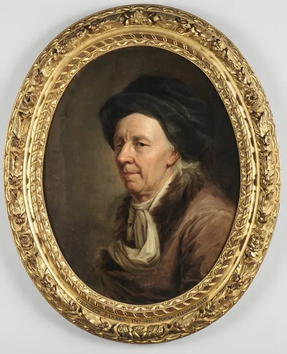 Gerahmter Druck : Porträt von Leonhard Euler, Mathematiker. Gerahmter Druck : Porträt von Leonhard Euler, Mathematiker.