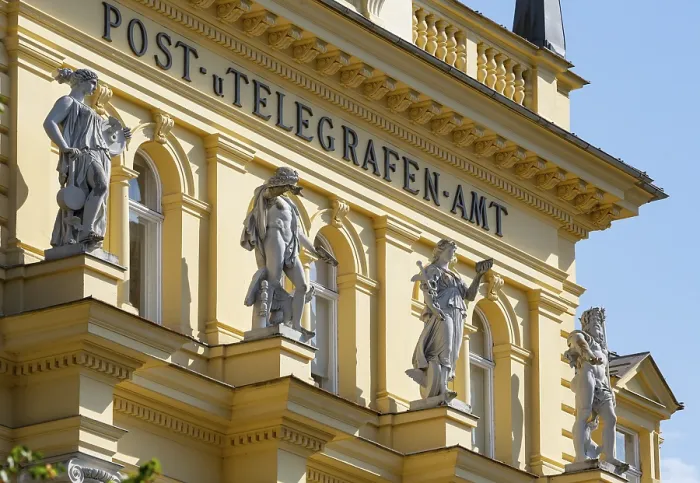 Gerahmter Druck : Ehemaliges Post- und Telegraphenamt Gerahmter Druck : Ehemaliges Post- und Telegraphenamt
