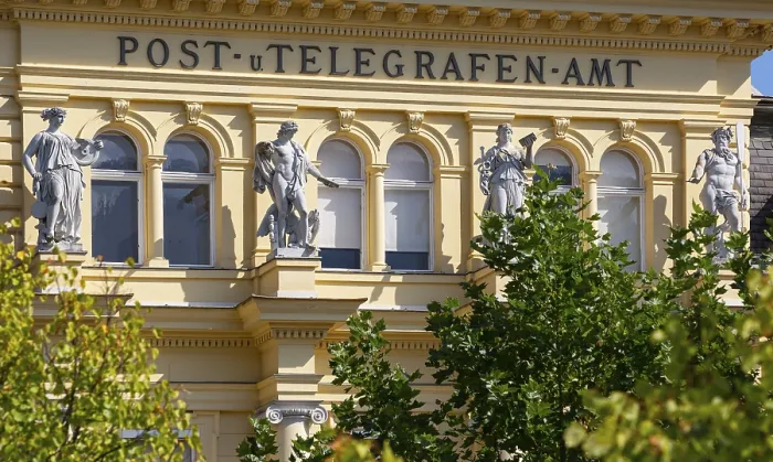 Gerahmter Druck : Ehemaliges Post- und Telegraphenamt Gerahmter Druck : Ehemaliges Post- und Telegraphenamt
