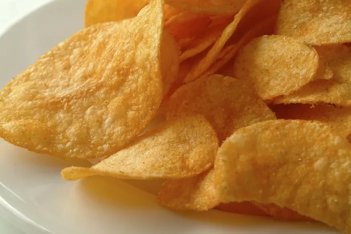 Gerahmter Druck : Pommeschips Gerahmter Druck : Pommeschips