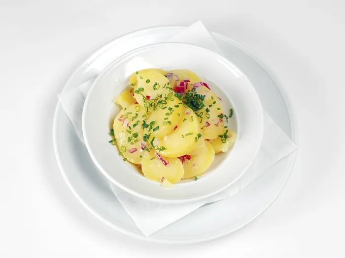 Gerahmter Druck : Kartoffelsalat Gerahmter Druck : Kartoffelsalat