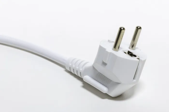 Gerahmter Druck : Steckdose, Stecker, Stromkabel Gerahmter Druck : Steckdose, Stecker, Stromkabel