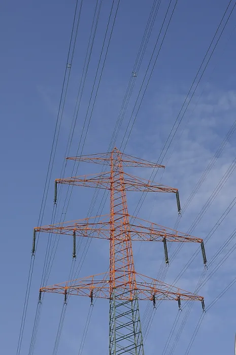 Gerahmter Druck : Strommast Gerahmter Druck : Strommast