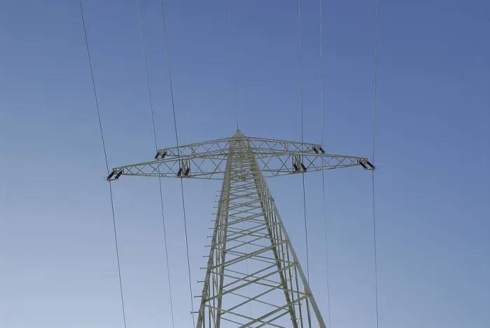 Gerahmter Druck : Strommast Gerahmter Druck : Strommast