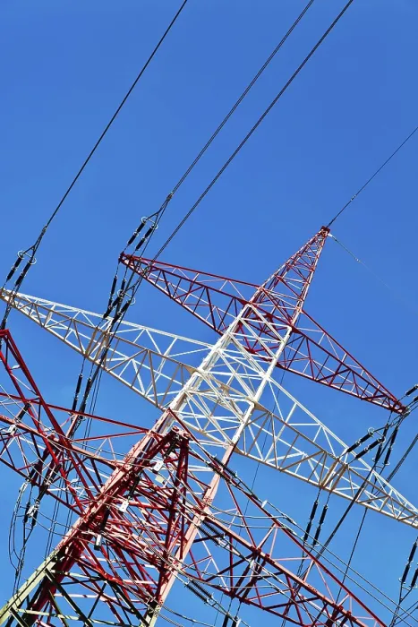 Gerahmter Druck : Strommast, Übertragungsmast Gerahmter Druck : Strommast, Übertragungsmast