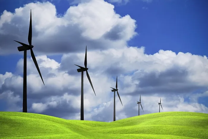 Gerahmter Druck : Windkraft. Kraft des Windes Gerahmter Druck : Windkraft. Kraft des Windes