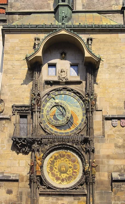 Gerahmter Druck : Prager Uhr, Prager Turmuhren 02. Gerahmter Druck : Prager Uhr, Prager Turmuhren 02.