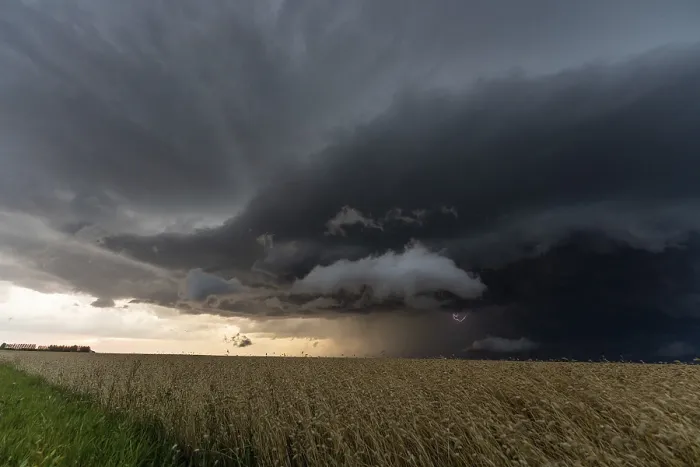 Gerahmter Druck : Prairie-Sturm Kanada Sommerzeit Wolkenwarnung Gerahmter Druck : Prairie-Sturm Kanada Sommerzeit Wolkenwarnung