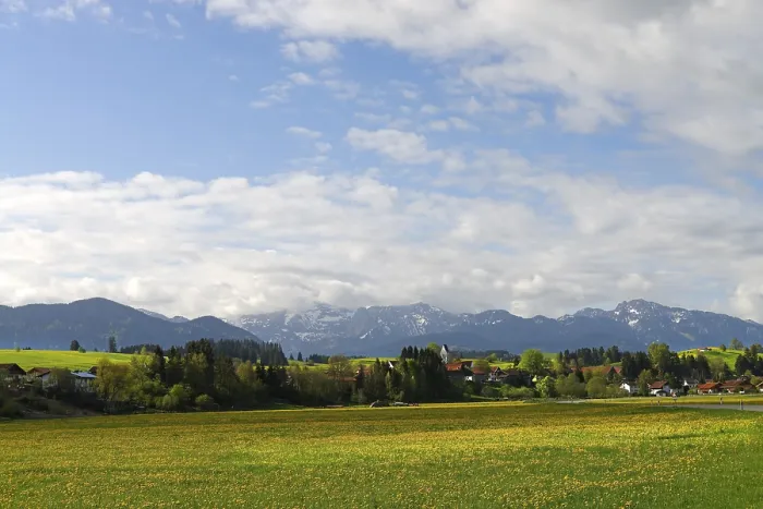Gerahmter Druck : Blick auf die Hochplatte Gerahmter Druck : Blick auf die Hochplatte