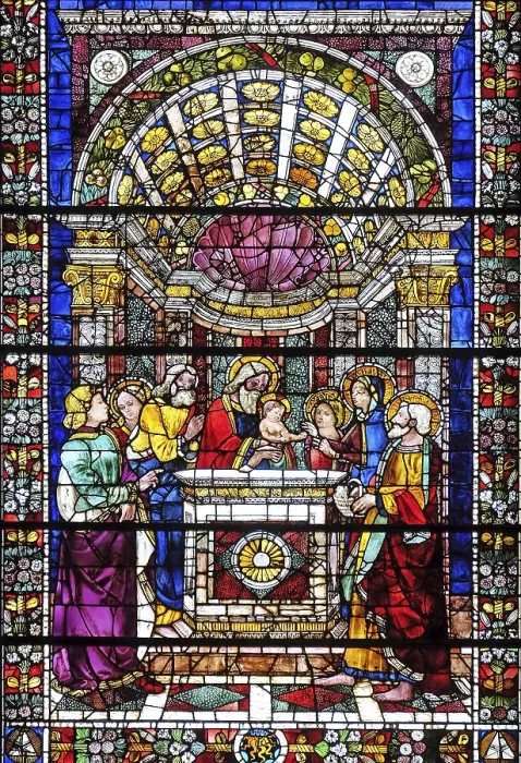Gerahmter Druck : Darstellung Jesu im Tempel Gerahmter Druck : Darstellung Jesu im Tempel