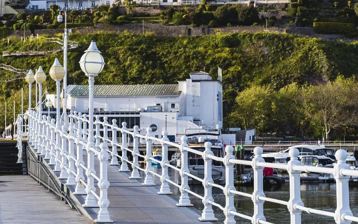 Gerahmter Druck : Prinzessinen-Pier in Torquay, Devon