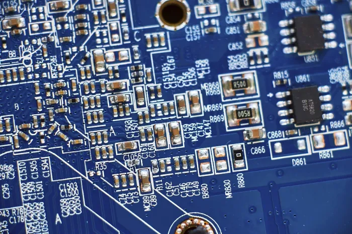 Gerahmter Druck : Druckplatine mit Chips und Radiokomponenten Elektronik Gerahmter Druck : Druckplatine mit Chips und Radiokomponenten Elektronik
