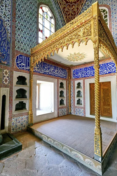 Gerahmter Druck : Das Privatgemach von Sinan. Gerahmter Druck : Das Privatgemach von Sinan.