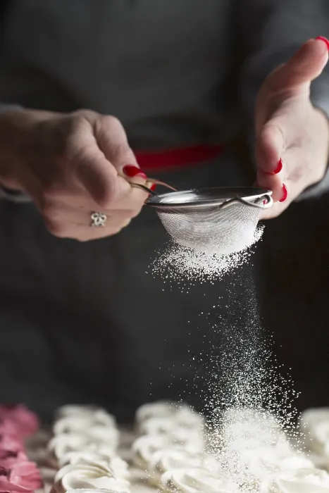 Gerahmter Druck : Der Prozess der Herstellung von Marshmallow. Gerahmter Druck : Der Prozess der Herstellung von Marshmallow.