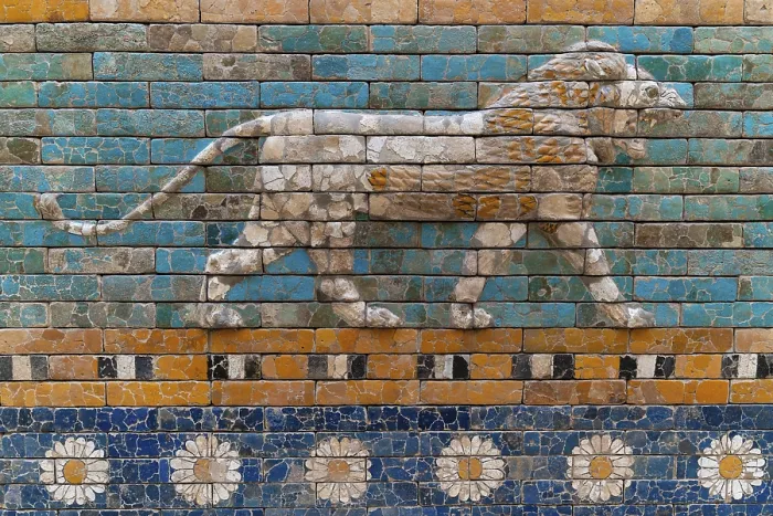 Gerahmter Druck : Der Prozessionsweg im Pergamonmuseum in Berlin. Gerahmter Druck : Der Prozessionsweg im Pergamonmuseum in Berlin.