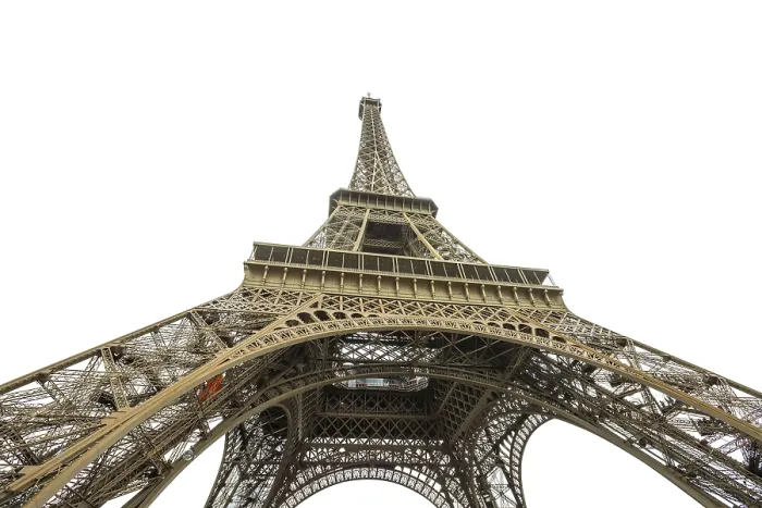 Gerahmter Druck : Perspektivische Ansicht der Tour Eiffel Gerahmter Druck : Perspektivische Ansicht der Tour Eiffel