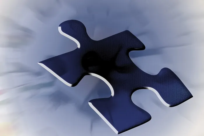 Gerahmter Druck : Puzzlestück Gerahmter Druck : Puzzlestück