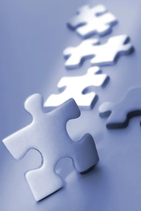Gerahmter Druck : Puzzlestücke Gerahmter Druck : Puzzlestücke