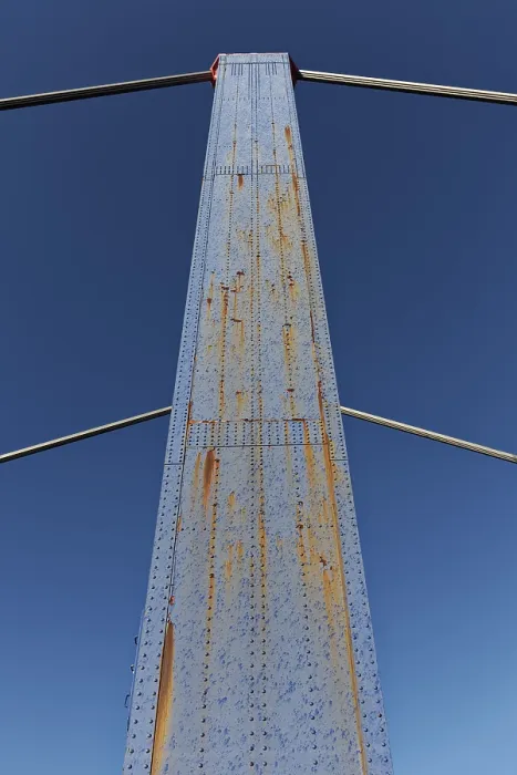 Gerahmter Druck : Pylon der Friedrich-Ebert-Brücke Gerahmter Druck : Pylon der Friedrich-Ebert-Brücke