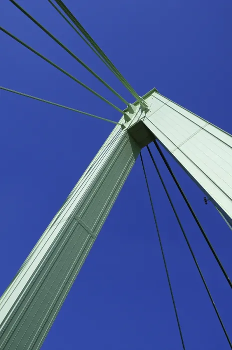 Gerahmter Druck : Pylone der Deutzbrücke Gerahmter Druck : Pylone der Deutzbrücke