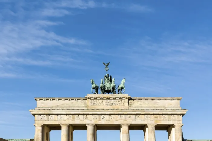 Gerahmter Druck : Quadriga vor dem Brandenburger Tor, Berlin-Mitte Gerahmter Druck : Quadriga vor dem Brandenburger Tor, Berlin-Mitte
