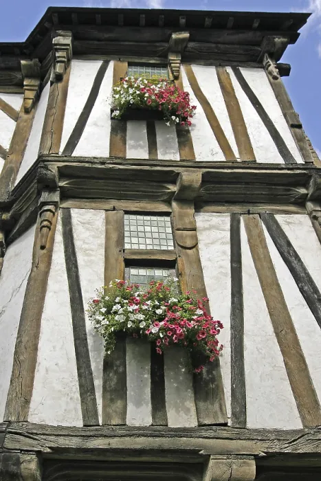 Gerahmter Druck : Bauernhaus in Quimperle Gerahmter Druck : Bauernhaus in Quimperle