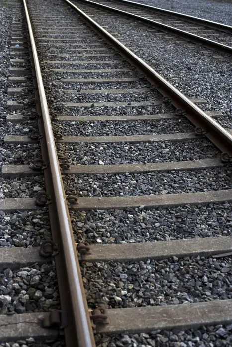 Gerahmter Druck : Eisenbahnspuren Gerahmter Druck : Eisenbahnspuren