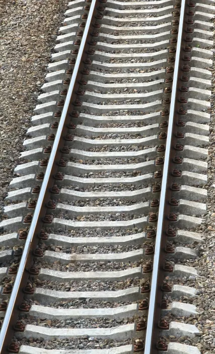 Gerahmter Druck : Eisenbahnspuren in der Nähe Gerahmter Druck : Eisenbahnspuren in der Nähe