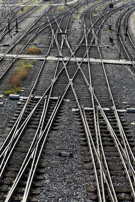 Gerahmter Druck : Eisenbahnstrecken mit Weichen Österreich. Gerahmter Druck : Eisenbahnstrecken mit Weichen Österreich.