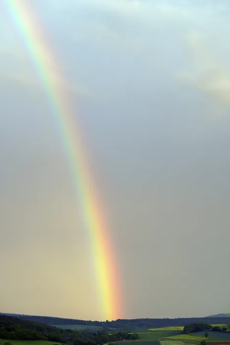 Gerahmter Druck : Regenbogen, Hessen, Deutschland Gerahmter Druck : Regenbogen, Hessen, Deutschland