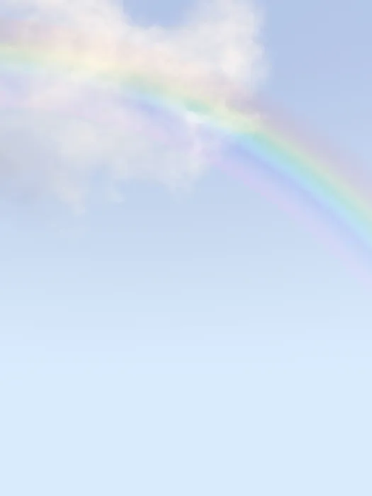 Gerahmter Druck : Regenbogen, teilweise von einem Wolkenfeld bedeckt. Gerahmter Druck : Regenbogen, teilweise von einem Wolkenfeld bedeckt.