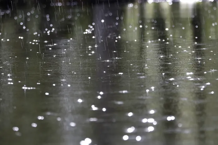 Gerahmter Druck : Regentropfen, starker Regen, Gewitter. Gerahmter Druck : Regentropfen, starker Regen, Gewitter.