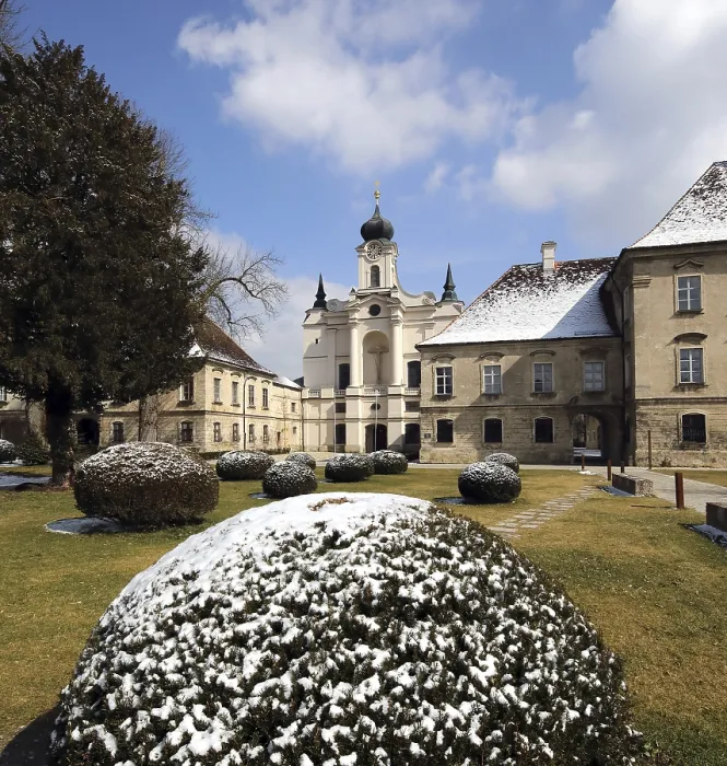 Gerahmter Druck : Kloster Raitenhaslach im Winter Gerahmter Druck : Kloster Raitenhaslach im Winter