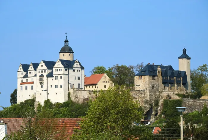Gerahmter Druck : Schloss Ranis, Ranis, Thüringen, Deutschland Gerahmter Druck : Schloss Ranis, Ranis, Thüringen, Deutschland