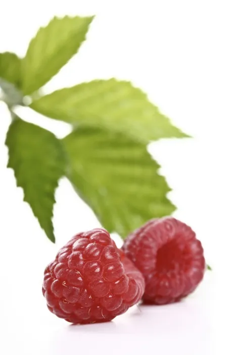 Gerahmter Druck : Erdbeeren mit Erdbeerblättern. Gerahmter Druck : Erdbeeren mit Erdbeerblättern.