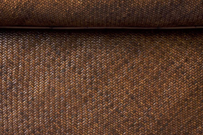 Gerahmter Druck : Rattan-Web-Muster-Hintergrund-Makrobild Gerahmter Druck : Rattan-Web-Muster-Hintergrund-Makrobild