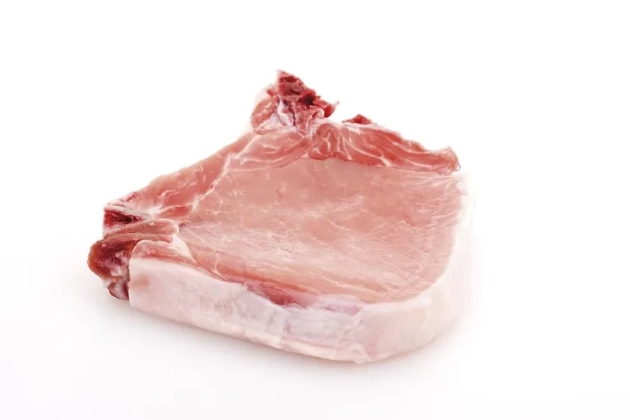 Gerahmter Druck : Rohes Schweinekotelett Gerahmter Druck : Rohes Schweinekotelett