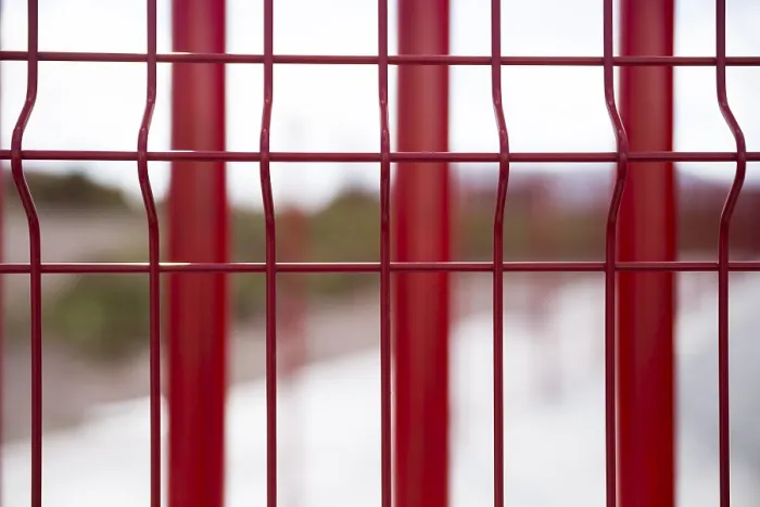 Gerahmter Druck : Rote Balken Gerahmter Druck : Rote Balken