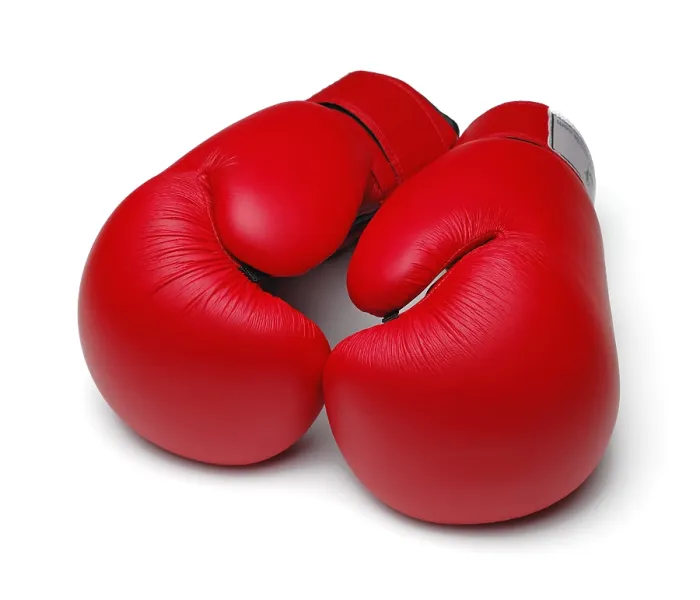 Gerahmter Druck : Rote Boxhandschuhe Gerahmter Druck : Rote Boxhandschuhe